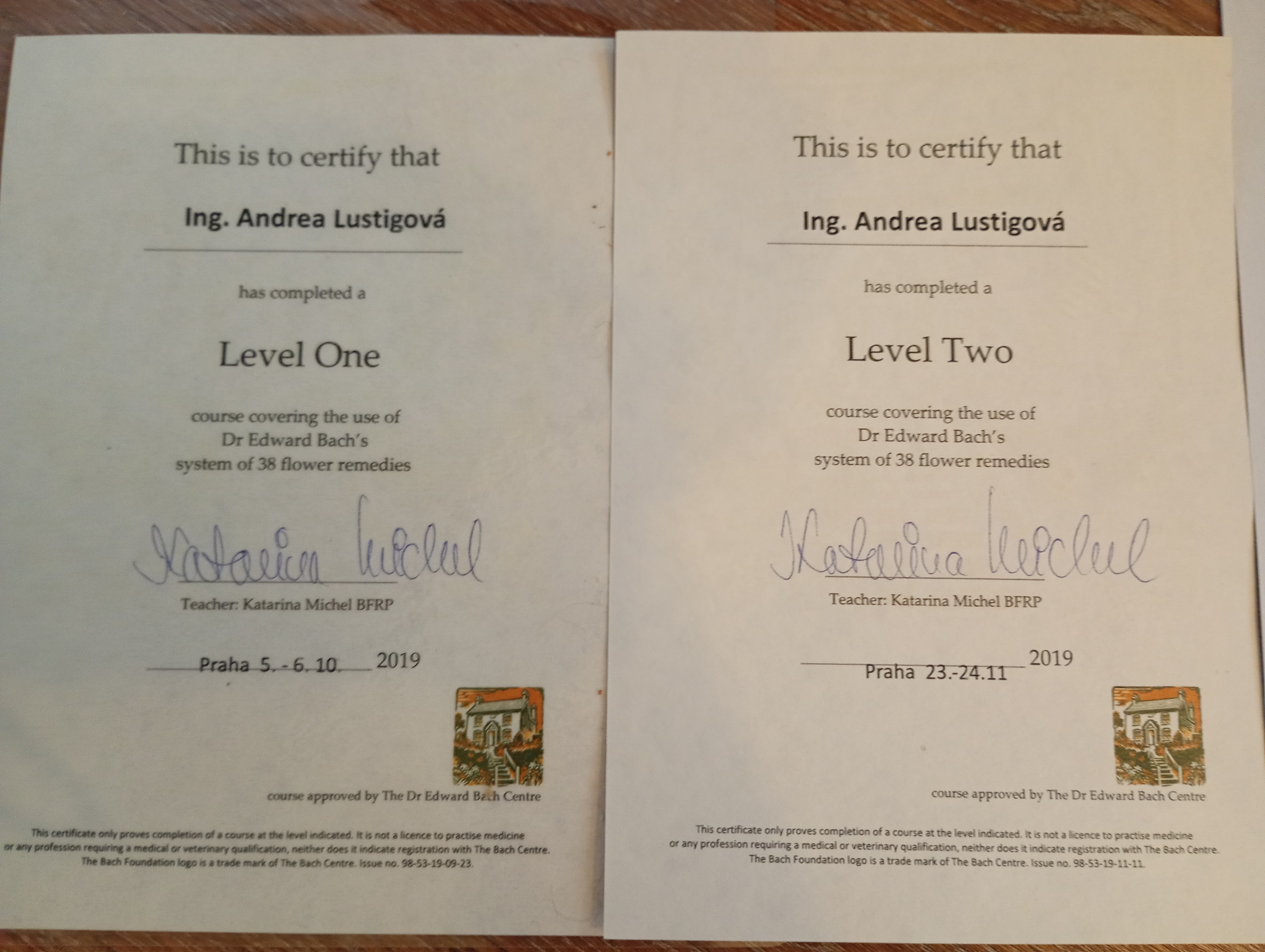 Certifikát a vzdělání