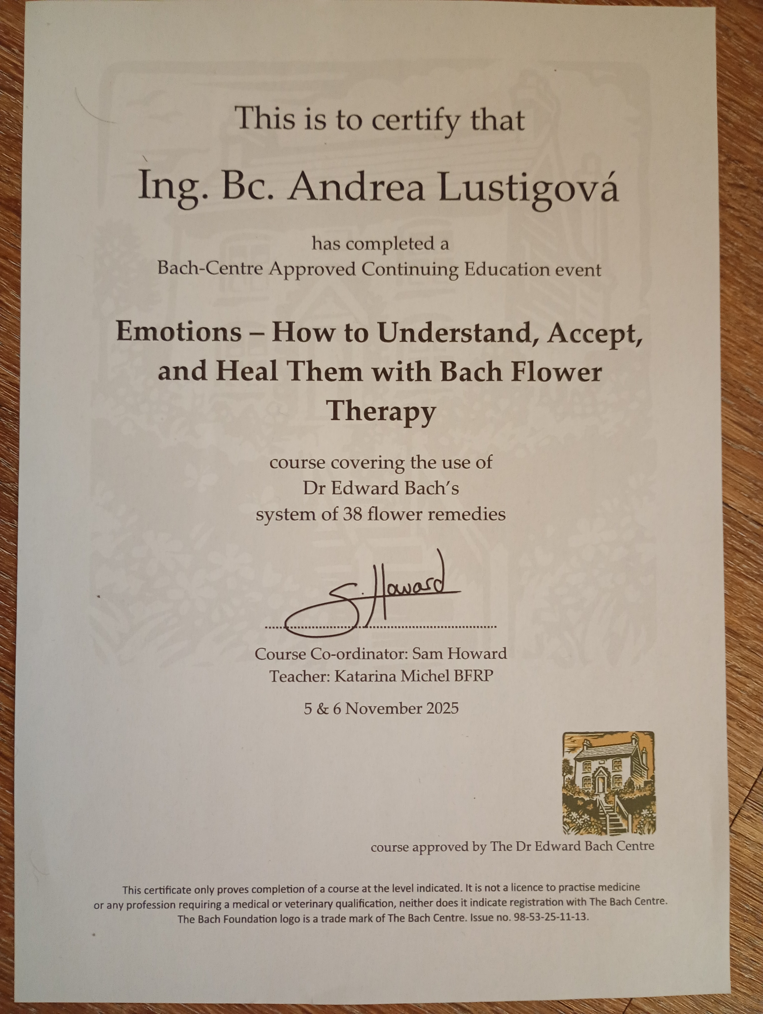 Certifikát a vzdělání