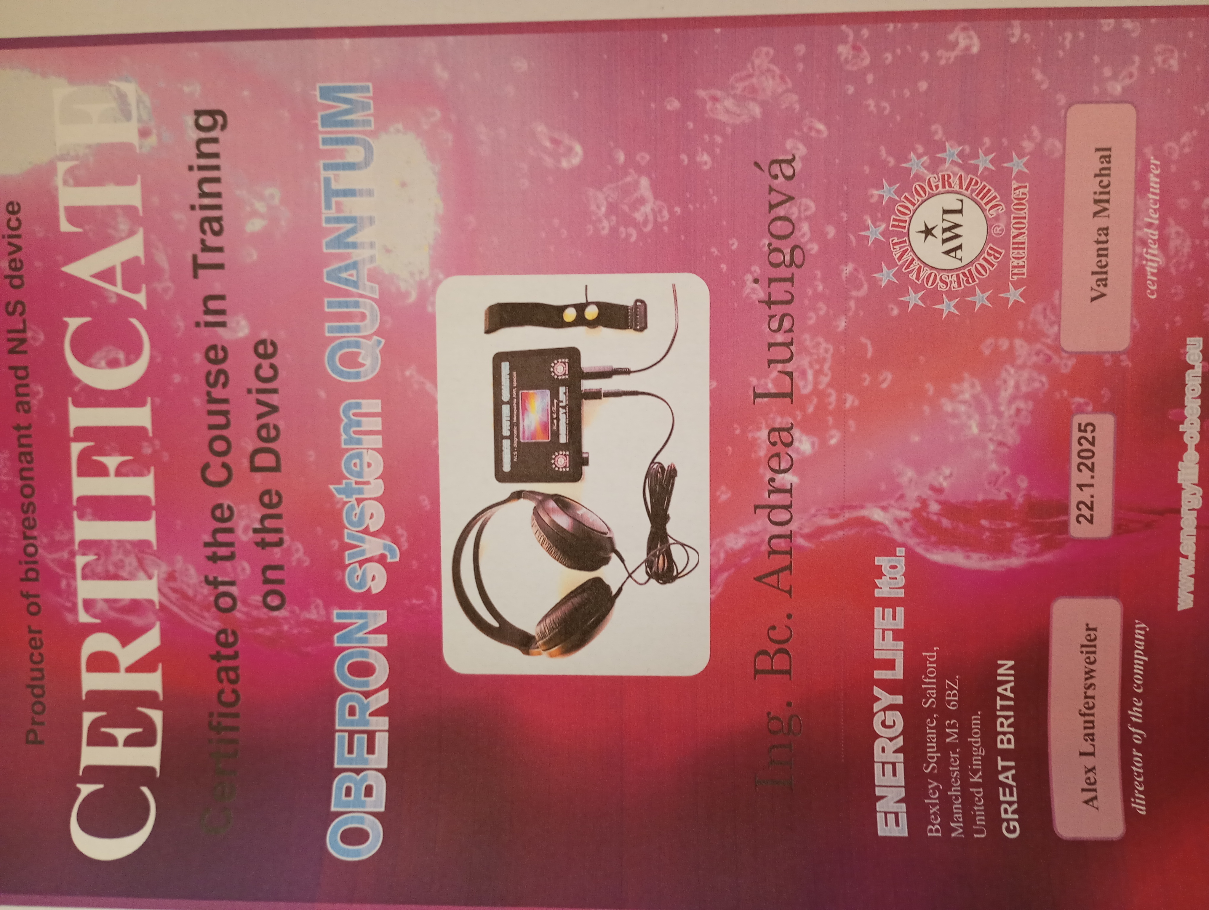 Certifikát a vzdělání